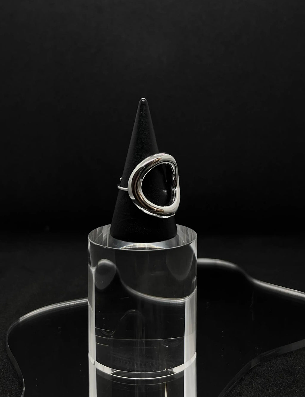 Bague épaisse en acier inoxydable plaqué or 18 carats - Chunky cercle ring - Bijoux ajustables waterproof et hypoallergéniques | Mindfits 2ND CHANCE