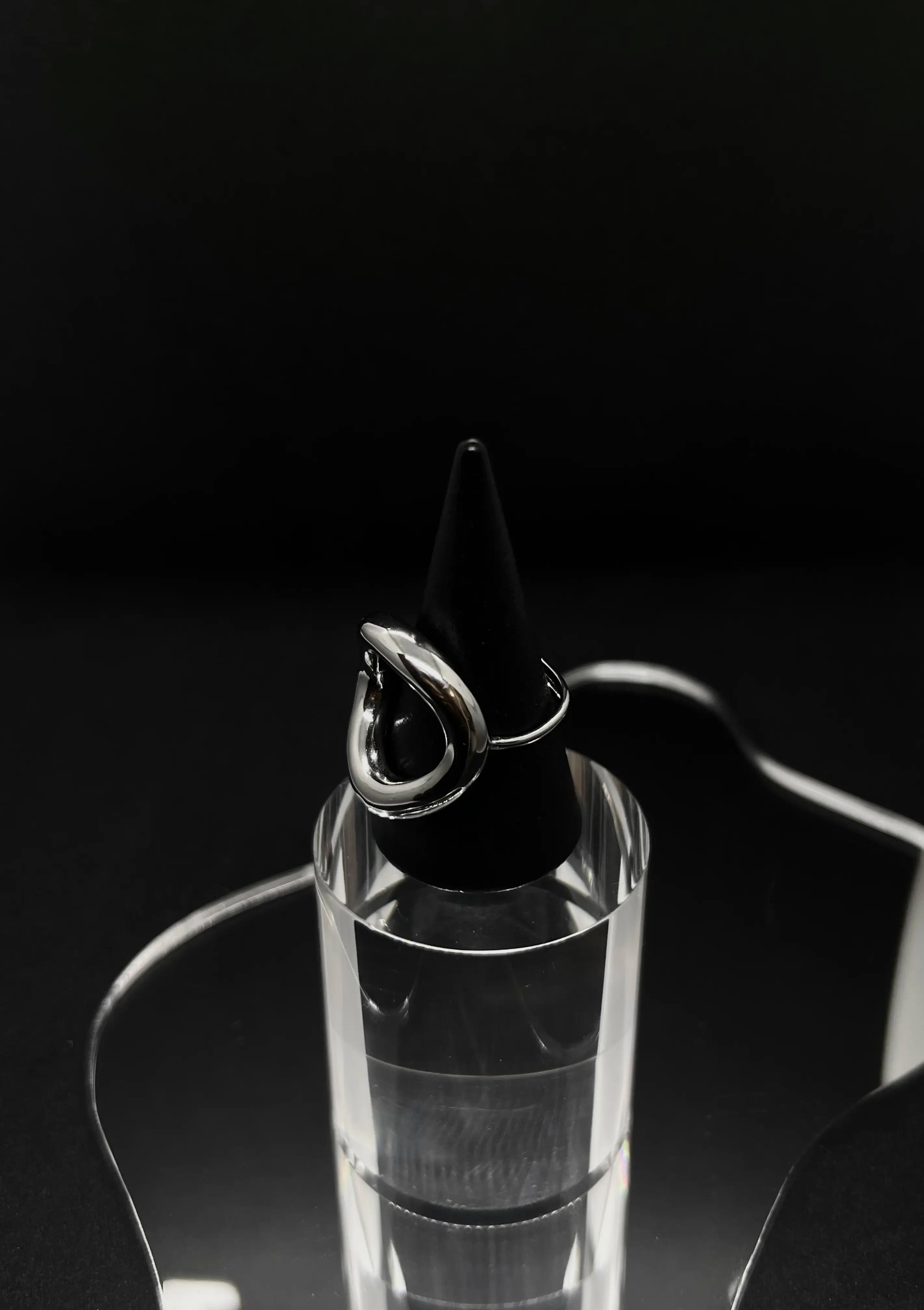 Bague épaisse  en acier inoxydable plaqué or 18 carats - Chunky cercle ring - Bijoux ajustables waterproof et hypoallergéniques | Mindfits