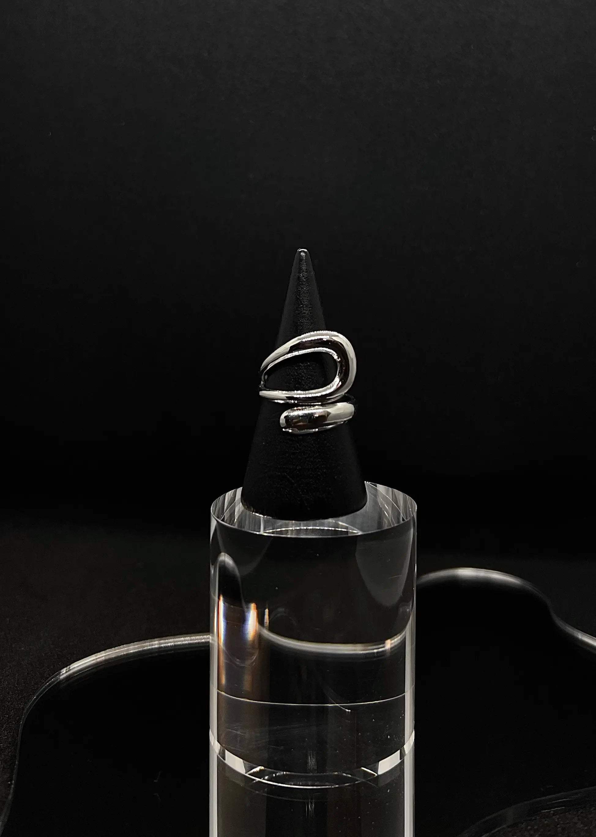 Bague spirale en acier inoxydable plaqué or 18 carats - Spiral wrap ring- Bijoux ajustables waterproof et hypoallergéniques | Mindfits