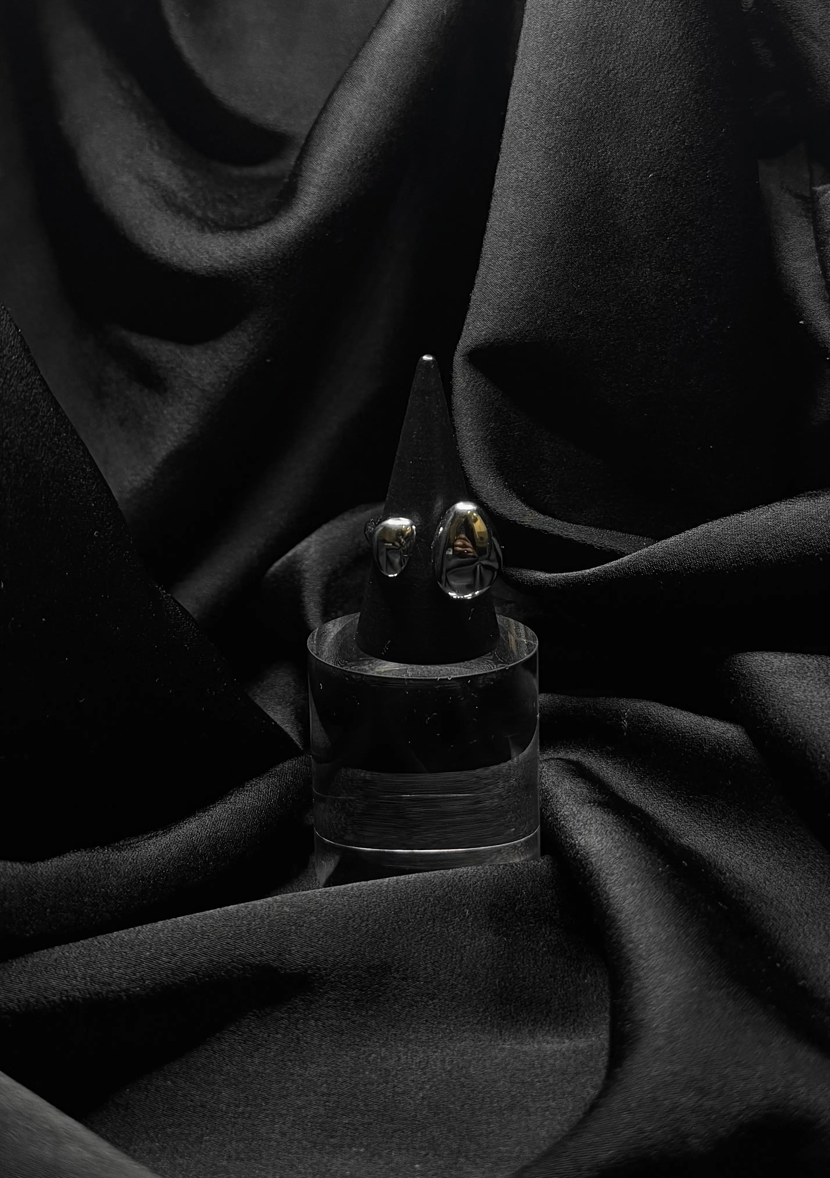 Bague épaisse en acier inoxydable plaqué or 18 carats - Precious drops ring - Bijoux ajustables waterproof et hypoallergéniques | Mindfits