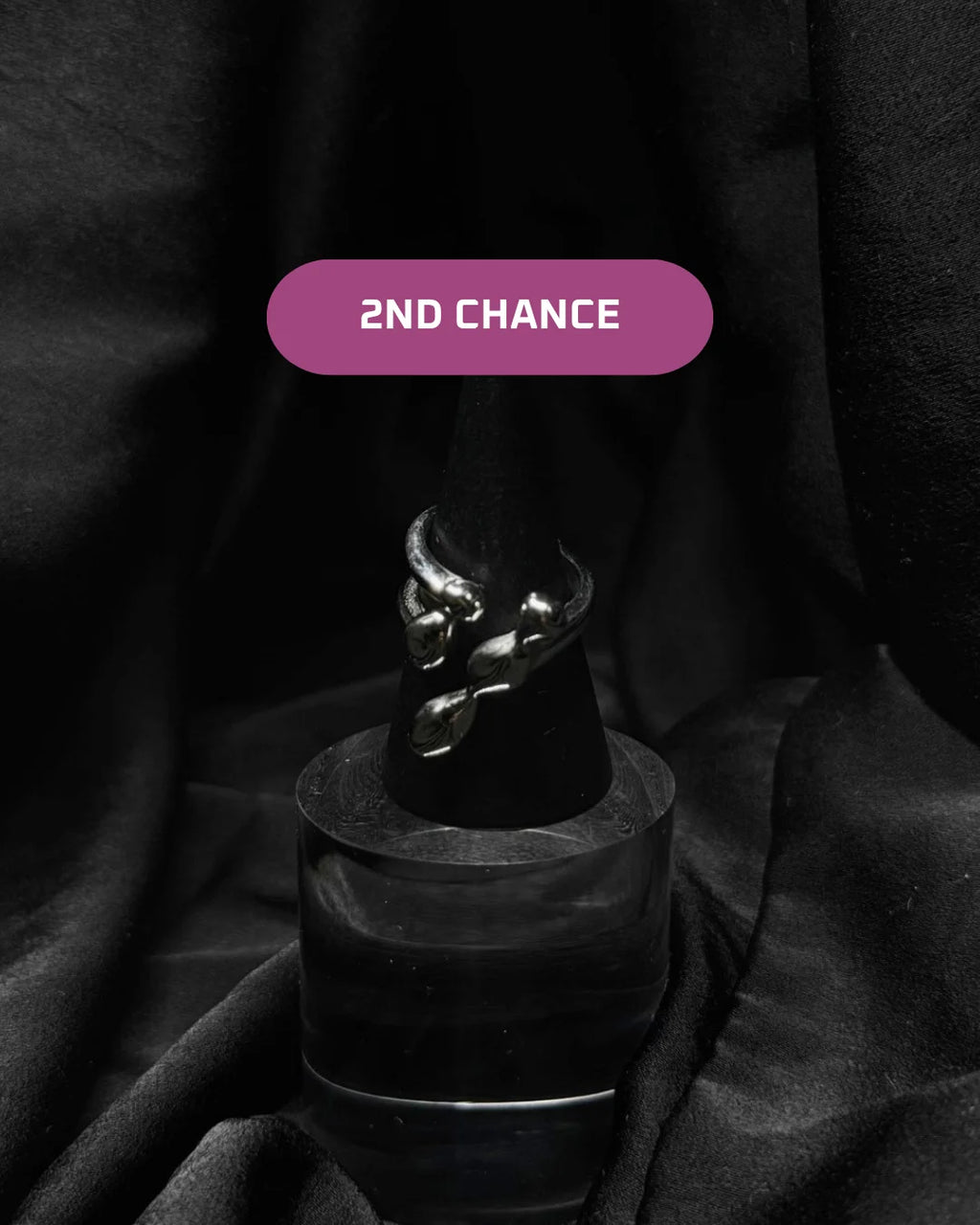 Bague argentée en acier inoxydable - Destiny | Mindfits 2ND CHANCE
