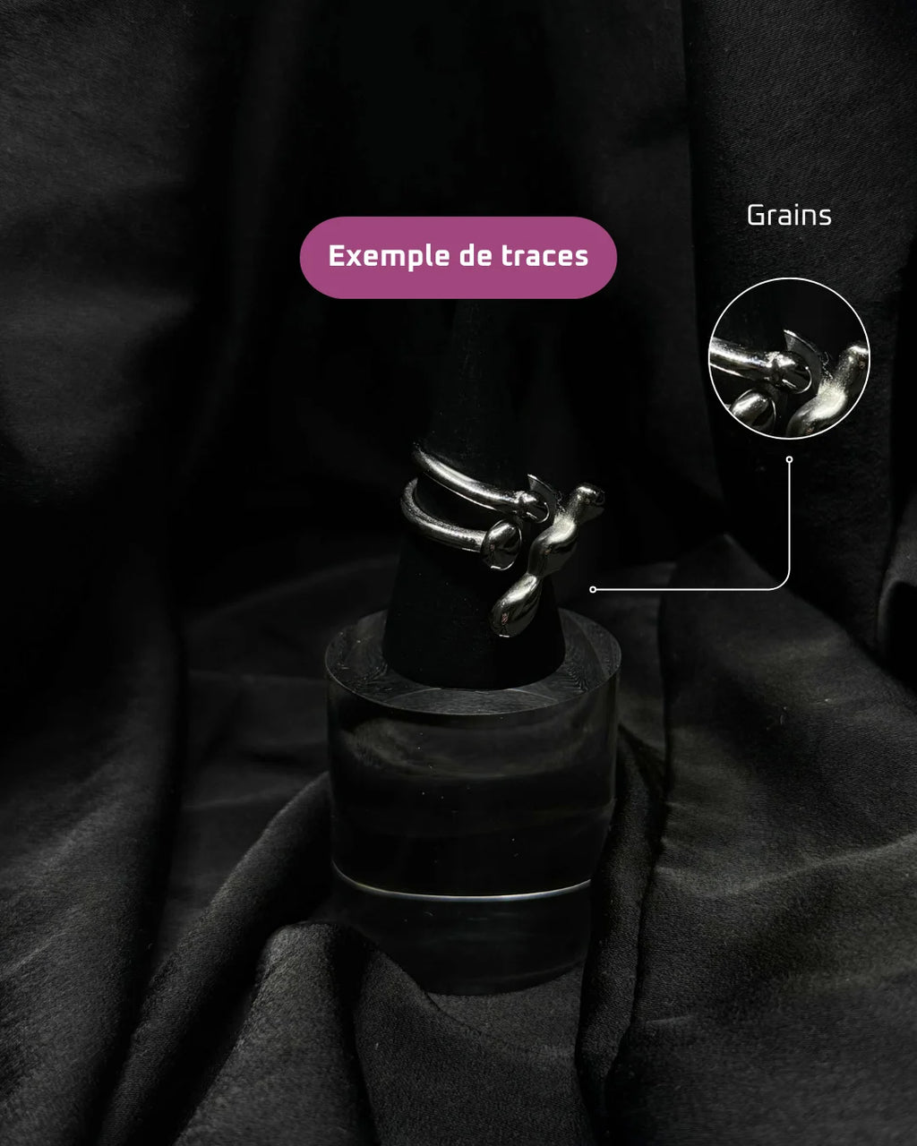 Bague argentée en acier inoxydable - Destiny | Mindfits 2ND CHANCE