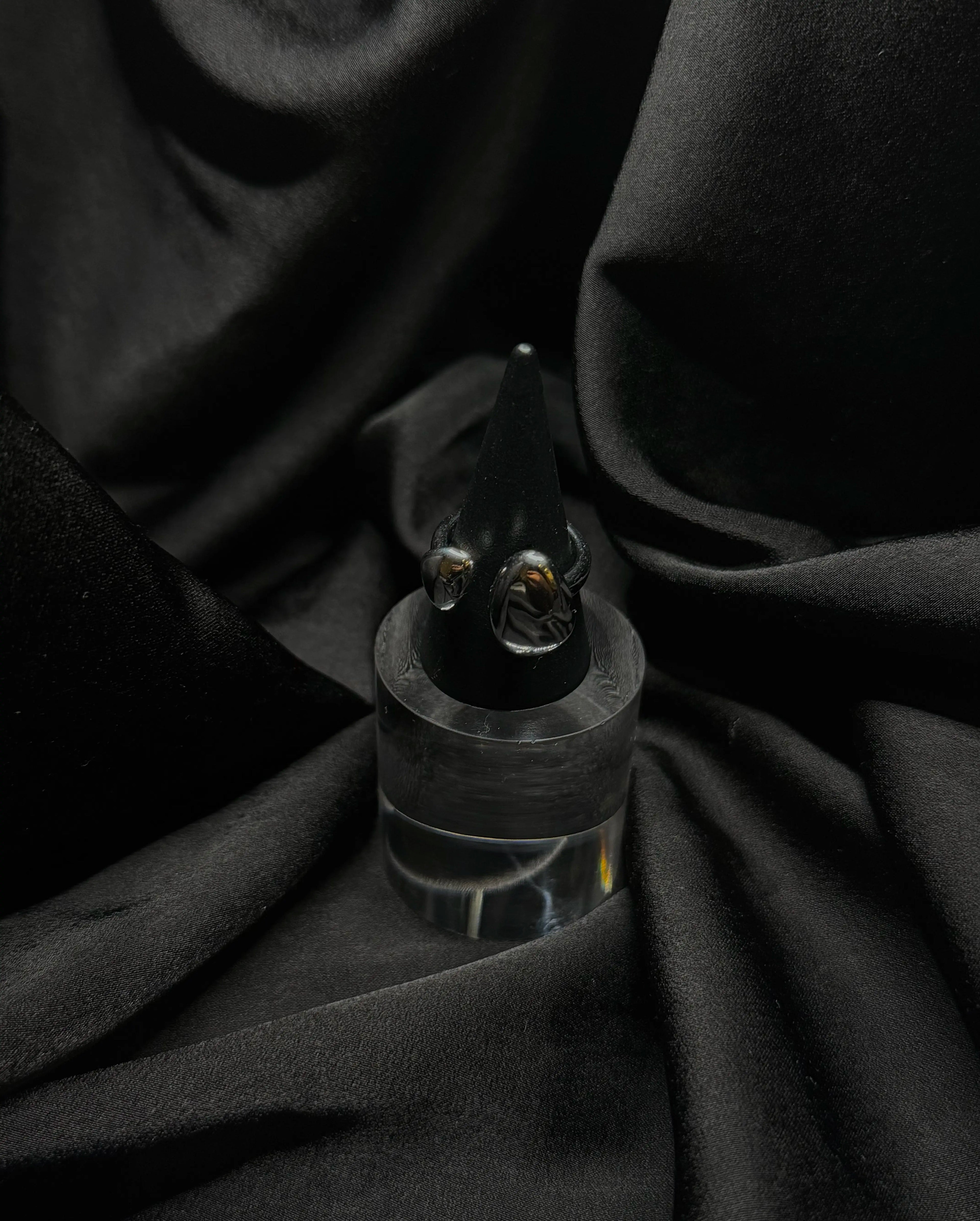 Bague épaisse en acier inoxydable plaqué or 18 carats - Precious drops ring - Bijoux ajustables waterproof et hypoallergéniques | Mindfits