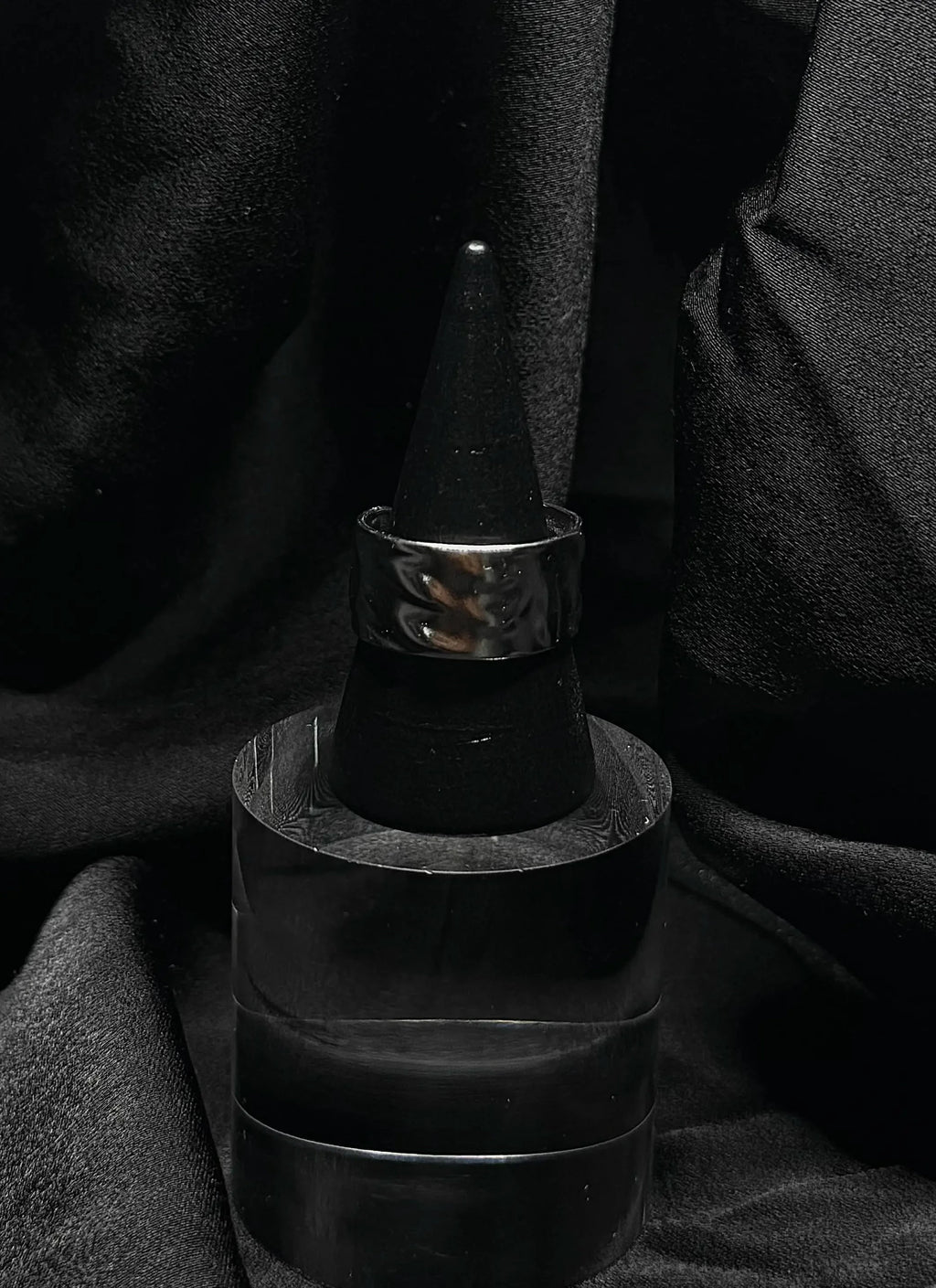 Raw Stone ring - Bague ajustable en acier inoxydable résistant à l'eau et hypoallergénique | Mindfits