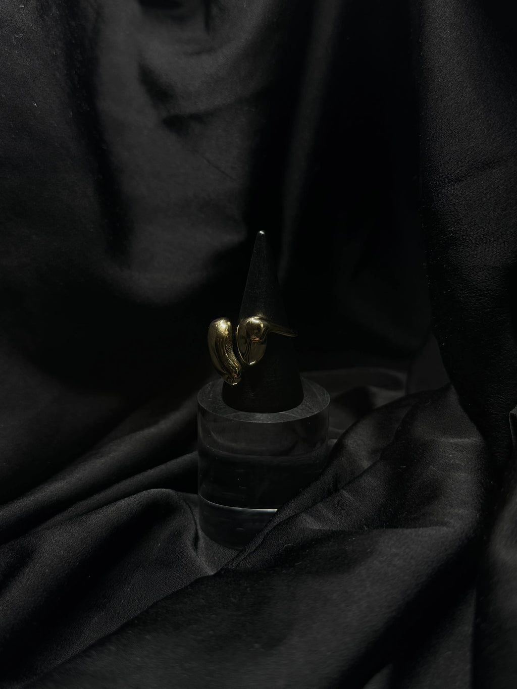 Elikya - Bague en acier inoxydable ajustable plaqué or 18k résistant à l'eau et hypoallergénique | Mindfits