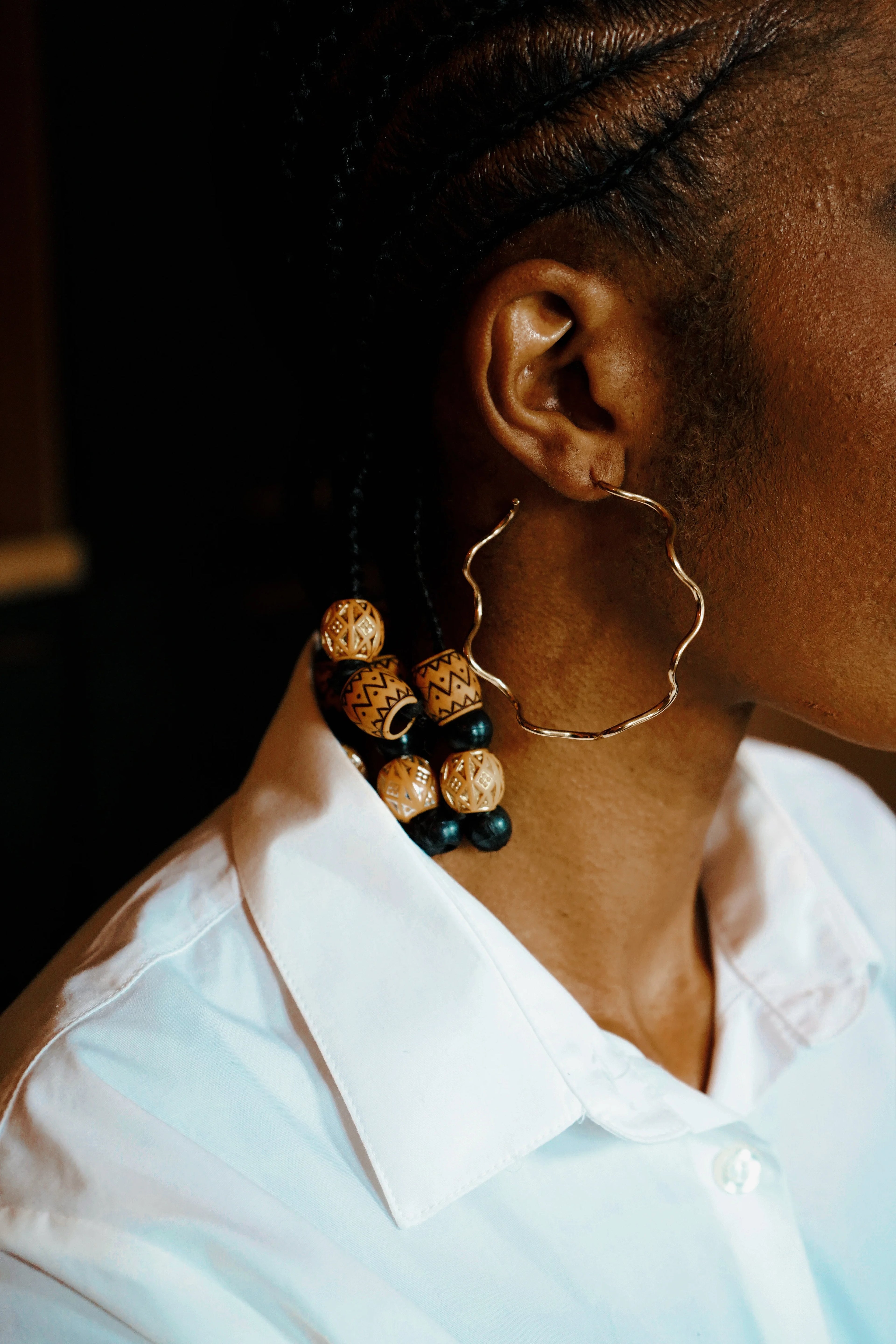 Lakeisha - Set de 2 bijoux en acier inoxydable plaqué or 18k résistant à l'eau et hypoallergénique | Mindfits