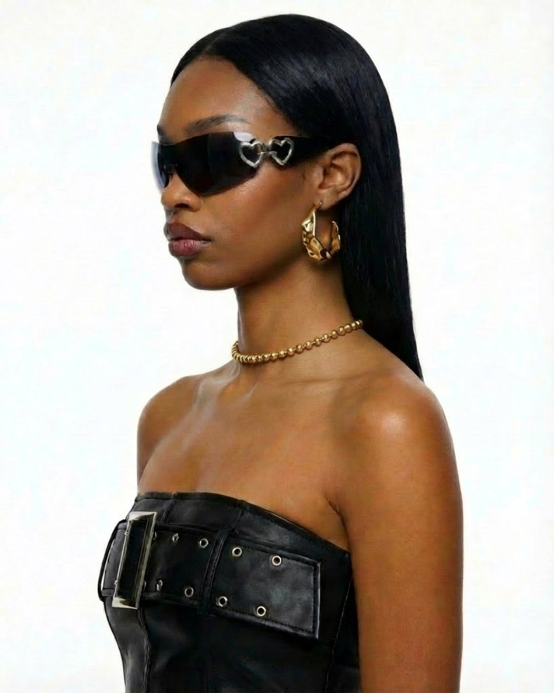 Collier de perles  en acier inoxydable plaqué or 18 carats - Gold pearls necklace - Bijoux ajustables waterproof et hypoallergéniques | Mindfits